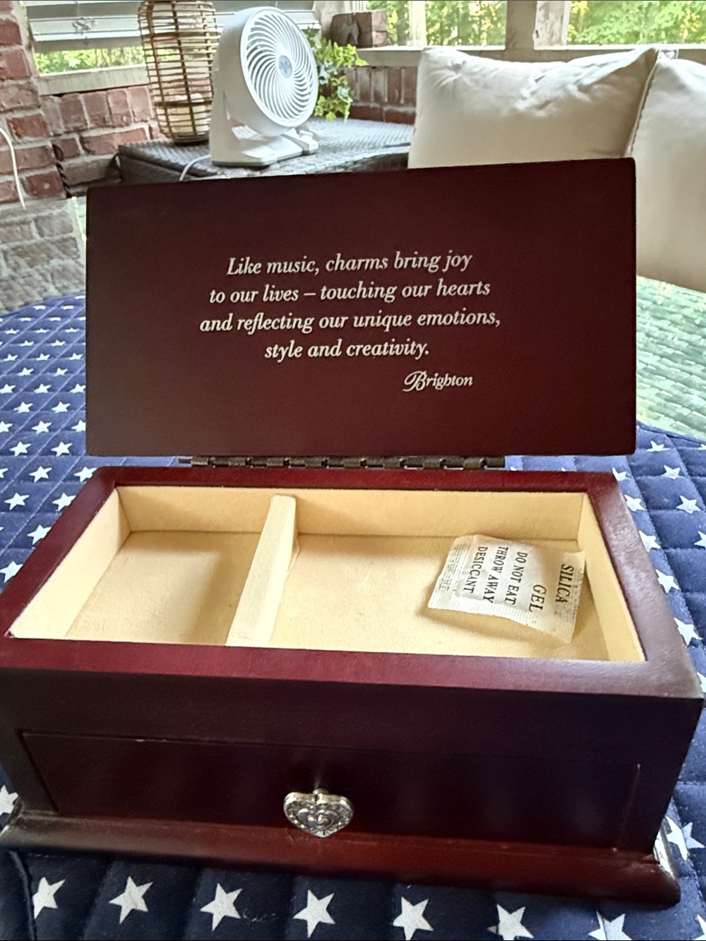 Brighton It’s A Keeper Jewelry Box - Picture 2 of 4